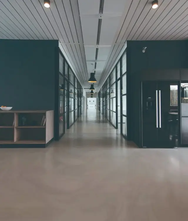 Robot d'accueil dans un immeuble de bureaux
